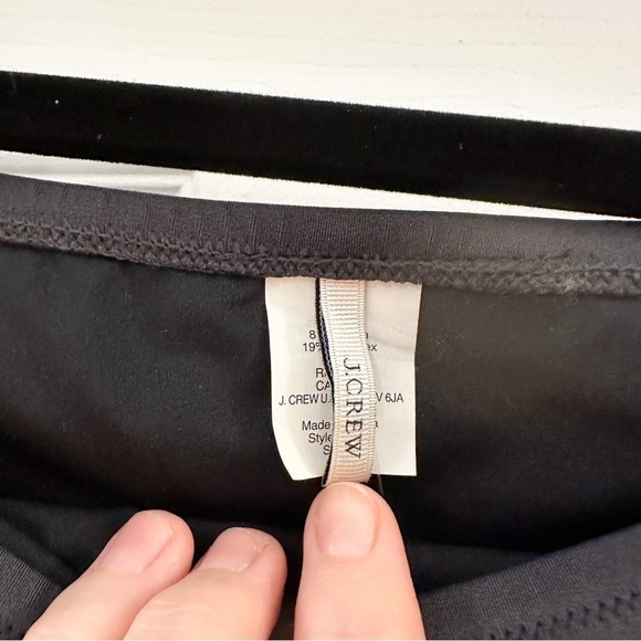 NWT J. Crew Dark Gray Tortoise Gold Ring Bikini Bottom sz XL - Picture 3 of 5